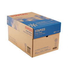 Staples Multipurpose Paper, 8.5" x 11", 22 lbs., Bright White,
