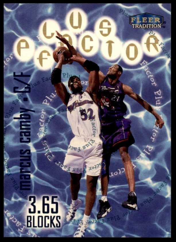 1998-99 Fleer Tradition Plus Factor Marcus Camby #136 Raptors
