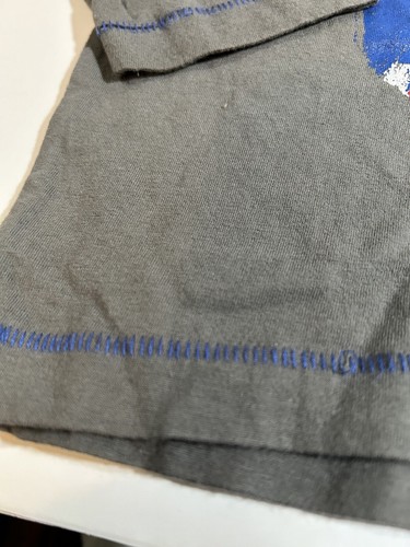 Graphic Tee - Distressed Union Jack Long Sleeve Gray Tee Sz 4-5. VGC - Picture 3 of 6