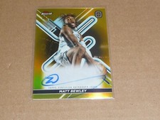 2022/23 Topps Finest OTE MATT BEWLEY AUTOGRAPH/AUTO GOLD REFRACTOR /50 K4145