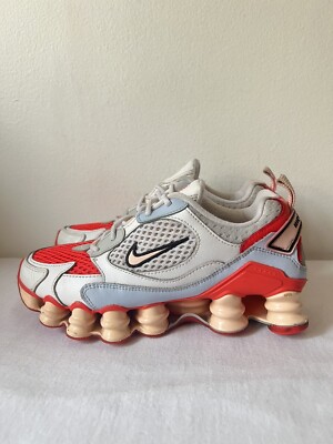 Nike Shox TL Nova White Laser Crimson 2020 Women's Shoes Sz 6