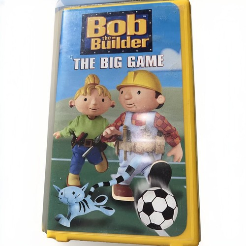 Bob the Builder - The Big Game (VHS, 2002, Clamshell Case) Very Good *Tested* - Picture 1 of 3