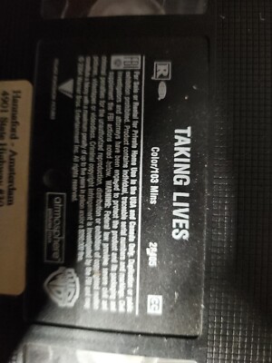 Taking Lives VHS Tape 2004