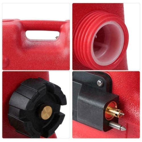24 Litre Outboard Fuel Tank with Gauge & 3 Meter Fuel Line Set Boat Motor Parts - Picture 5 of 13
