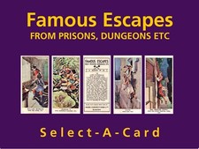 Mars Confections FAMOUS ESCAPES - Select - A - Card