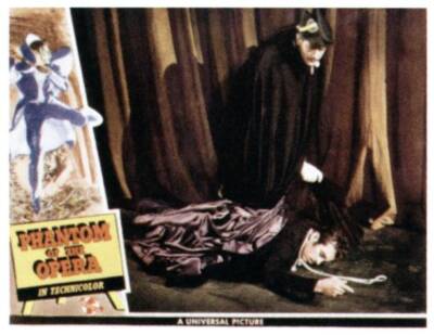 The Phantom Of The Opera Lobby Card Nelson Eddy on Lobby Card 1943 Old Photo