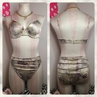 Rare ✨️ New Vintage 90's Victoria's Secret Second Skin Bra/ Panty Set 34C/sm