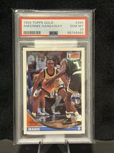1993 Topps GOLD Anfernee Hardaway #334 Rookie Card RC PSA 10 - Low POP