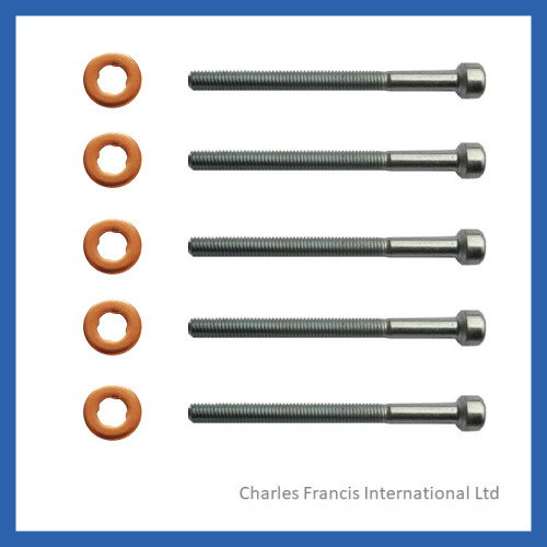 MERCEDES SPRINTER CDI INJECTOR BOLT AND WASHER SEAL KIT X 5