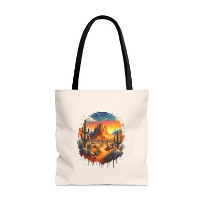 Vibrant Cactus Tote Bag (AOP)