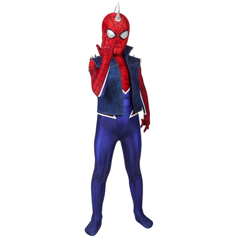 Spider-Man:Across The Spider-Verse Spider-Punk Disfraz Body Niños Traje Foto 2 de 4
