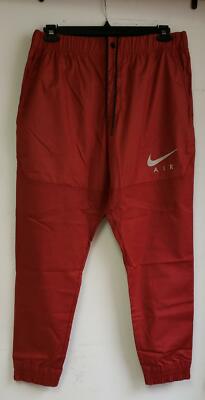 Mens Nike Air Woven Jogger Slim Fit Active Pants 832204-674 Red