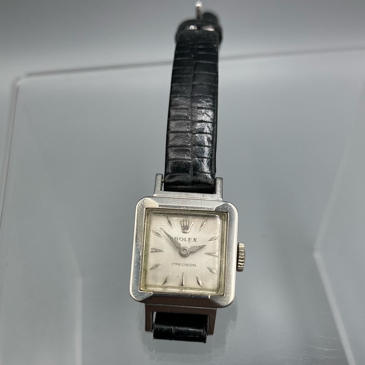 Rolex Precision Manual Winding Square Case Watch 9158 | eBay
