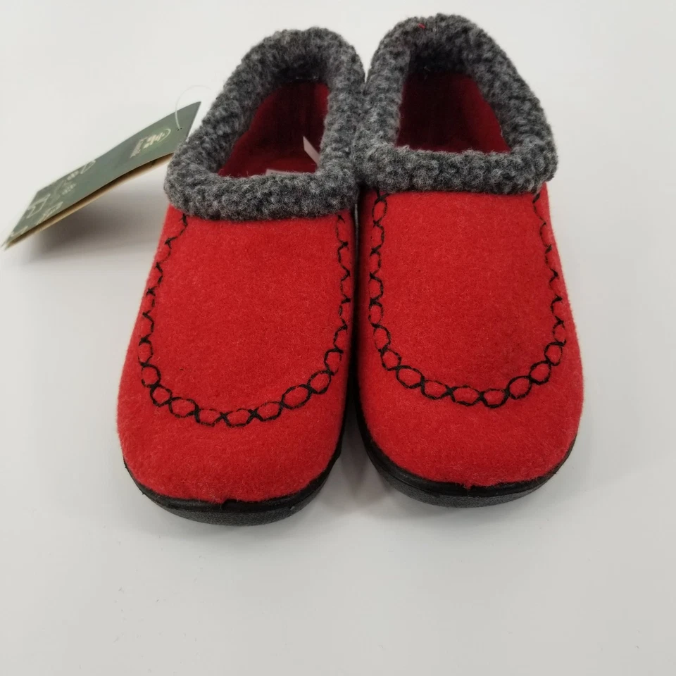 Kamik большой детей размер 13 1 2 3 4 уютная кабина 2 тапочки красный войлок резиновая подошва - Изображение 2 из 4