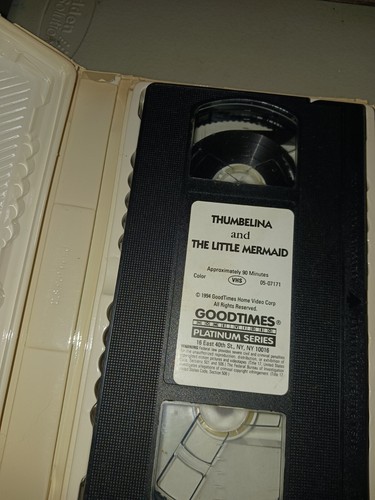 Thumbelina, The Little Mermaid, Good Times, Movie, Cartoon,VHS, Used. - Picture 4 of 8