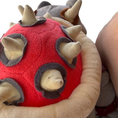 Peluche Super Mario Dry Bowser Koopa 12 Pollici - Bambola Morbida Giocattolo Per Bambini E Collezionisti