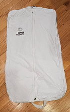 Versace White Nylon Foldable Jacket Garment Bag w/ Handles Suit Dress FREE S&H