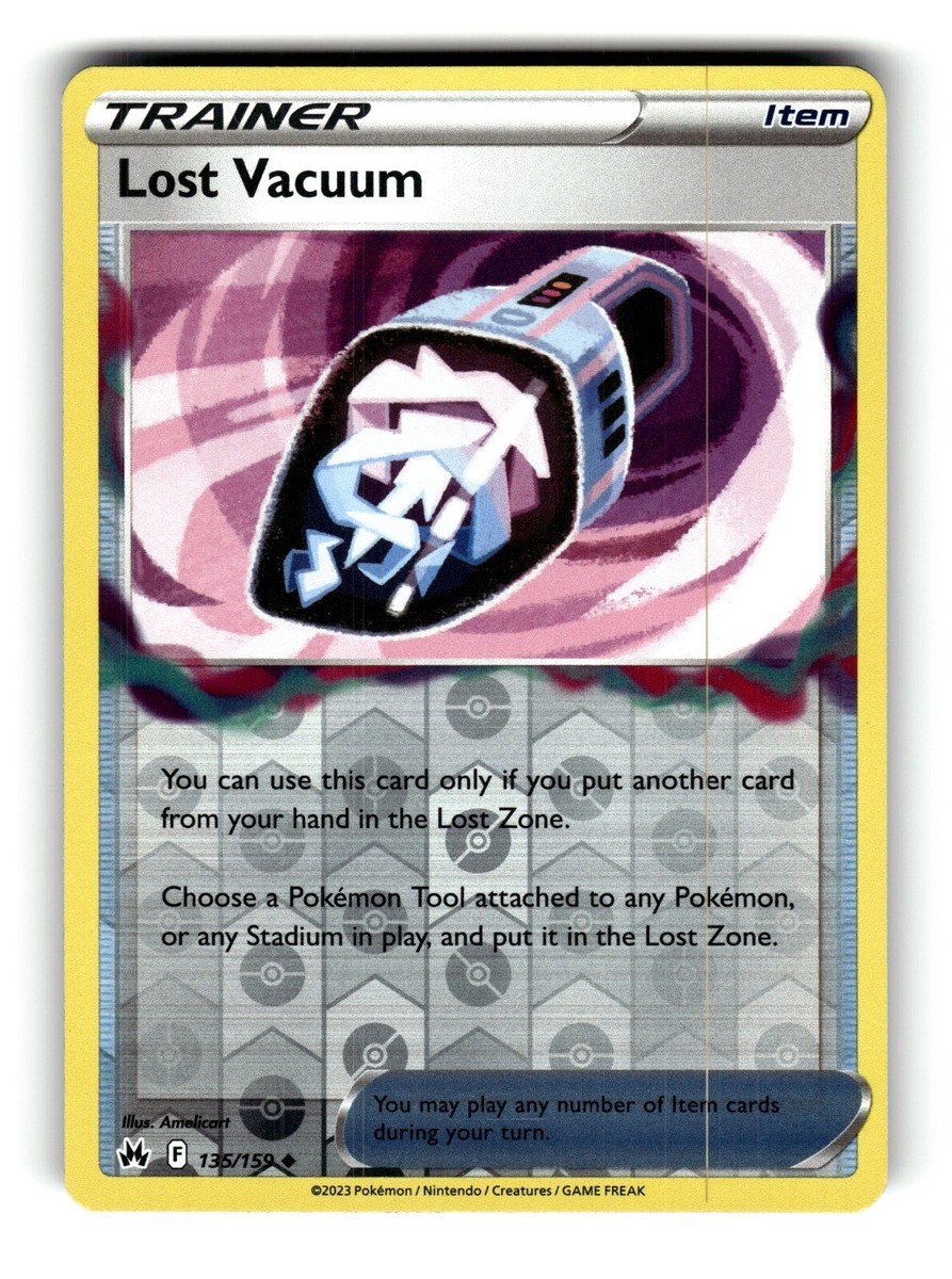 lost vacuum pokemon card price Pokmon TCG Lost Vacuum 217/196 - Lost Origin Gold Secret Rare NM