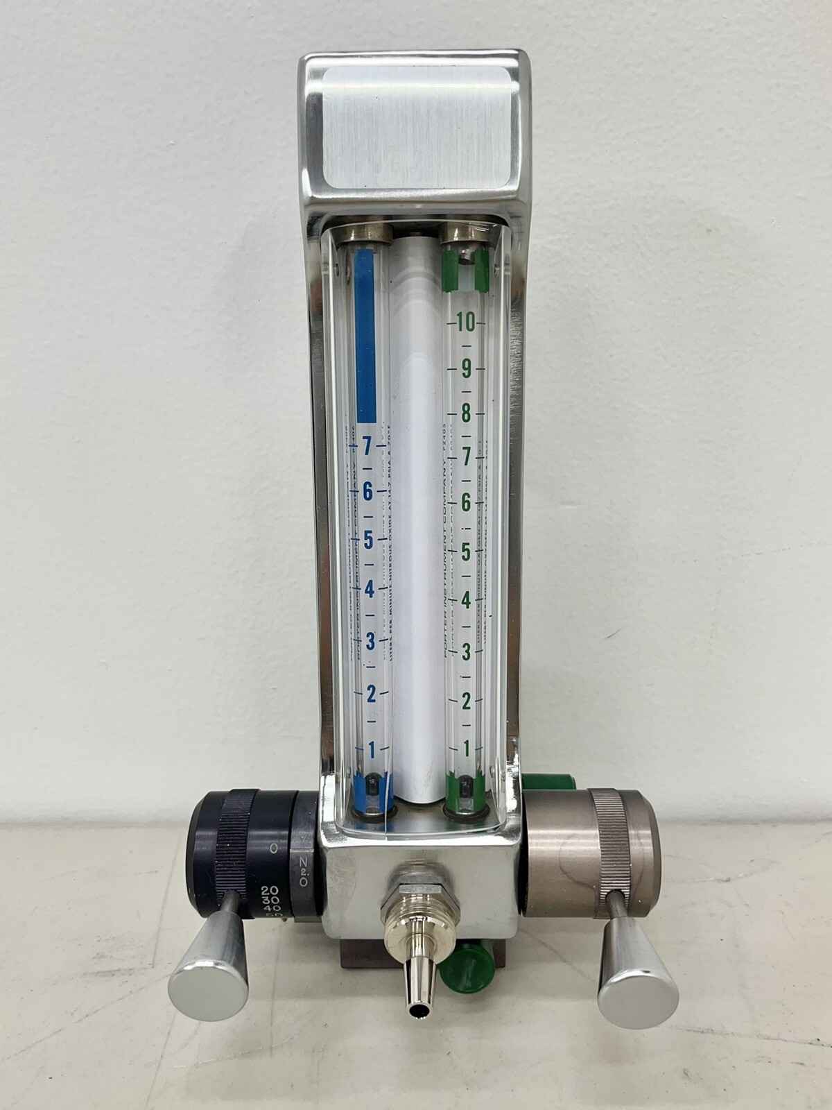 Porter MXR 2000 Dental Nitrous Oxide Flowmeter W/ Hoses, Scavenger