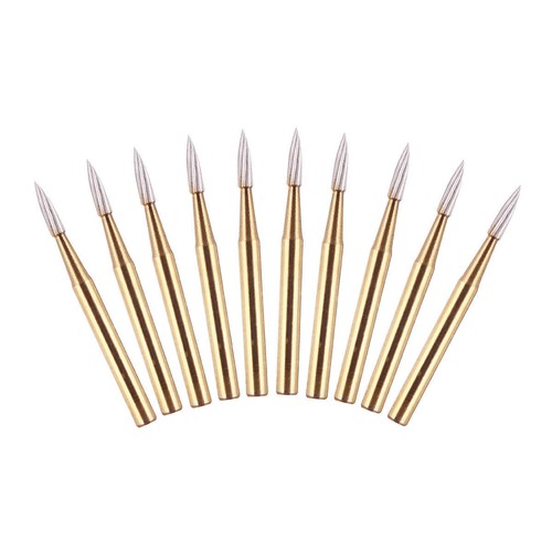 10 Pcs Dental Carbide Steel Trimming Finishing Burs Tungsten Bur FG Handpiece - Afbeelding 14 van 193