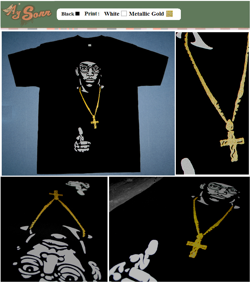 New Big L rapper shirt Harlem's finest DITC Black white gold New Big L rapper shirt Harlem's finest DITC Black white gold