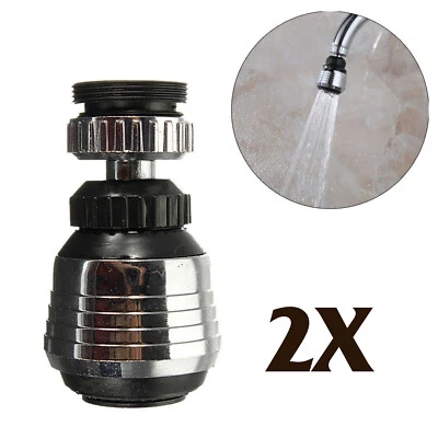 UPPER TECH UK 2X Faucet Shower Head Filter Water Stream Tap Bubbler Bathroom Kitchen