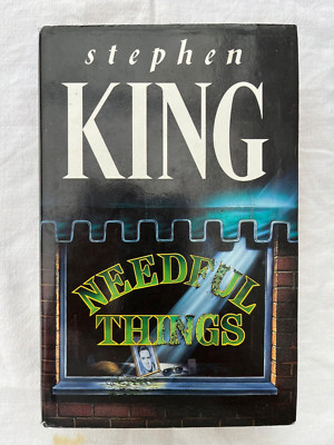 NEEDFUL THINGS - Stephen King (Hardcover, Second Reprint 1992), FREE UK POSTAGE!