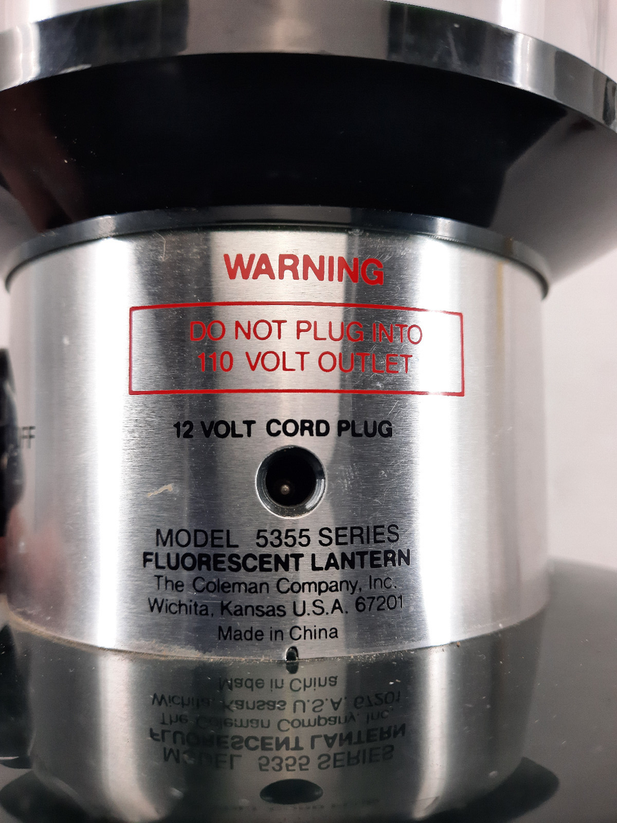 コールマン ランタン　5355 Coleman Lantern 5355 Electric Fluorescent Lantern No Battery