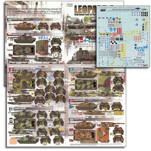 Echelon EF-T35008 1/35 Leopard 2 MBT Fearsome Cats of the European Nations