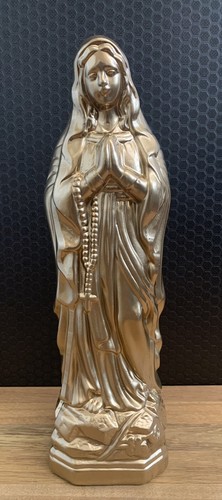 Maria Skulptur 36cm Mutter Gottes Heiligenfigur Statue Madonna Figur Religion - Bild 5 von 8
