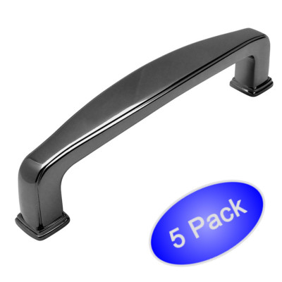 *5 Pack* Cosmas Cabinet Hardware Black Nickel Handle Pulls #4389BN
