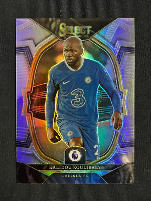 2022-23 Panini Select Premier League Kalidou Koulibaly Silver PRIZM #28 Chelsea