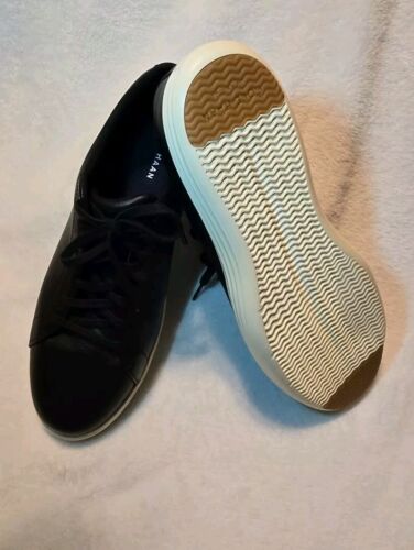 Cole Haan Shoes Men 10.5 C27974 Black Lace Up Round Toe Sneaker - Picture 3 of 6
