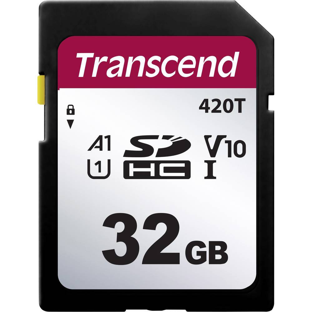 Transcend TS32GSDC420T Scheda SD 32 GB v30 Video Speed Class