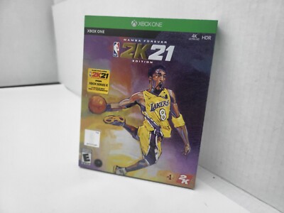 NEW MINT SEALED  NBA 2K21 Mamba Forever Edition XBOX One Kobe CIB W/ Slipcover