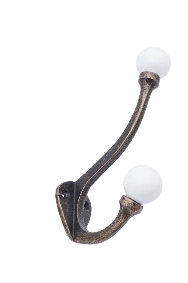 Kleiderhaken Garderobenhaken Keramik Haken Garderobe Wandhaken Antik Shabby DHK - Bild 4 von 4