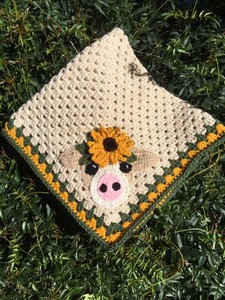 cow baby blanket