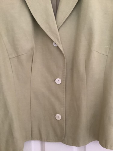 Vintage Laura Ashley ladies suit jacket & skirt silk & linen blend size 14 - 16 - Picture 4 of 20