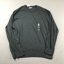 Sonoma Sweater Mens XXL Black Cotton Blend Crew Neck Pullover NWT