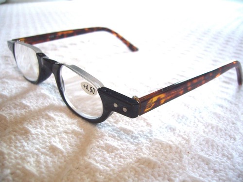 Gafas de lectura para mujer extra fuerza 1,00 ~ 6,00 hombres 1/2 luna 1/2 sin montura R559 - Imagen 18 de 27
