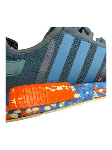 Adidas NMD R1 Men Size 10.5 Blue Low Top Lace Up Athletic Sneakers Shoes OOAK - Picture 10 of 15