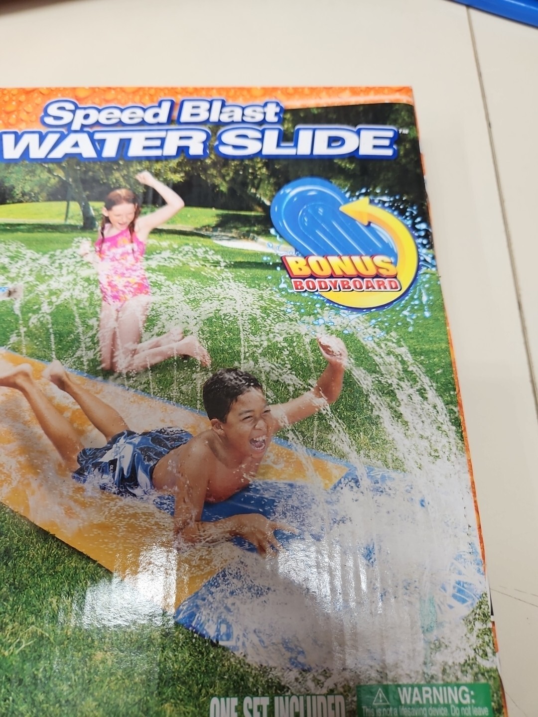 BANZAI SPEED BLAST WATER SLIDE SLIP N SLIDE NEW IN BOX Niagamas