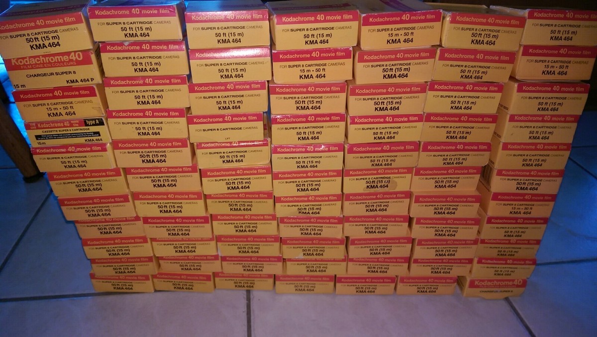 Kodak Super 8 Kodachrome K40 Movie Film 100 To Sell Refrig