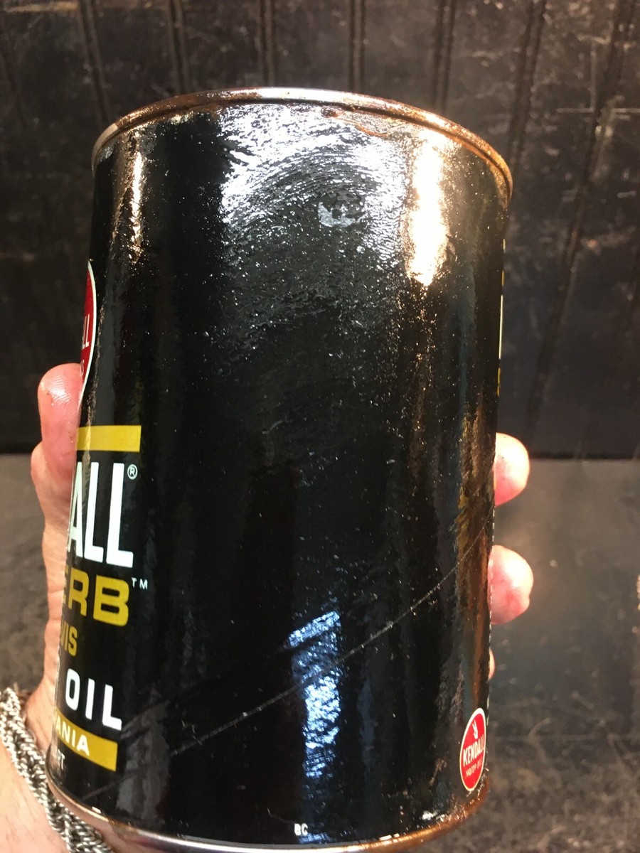 Vintage Kendall Motor oil cardboard Container 10 w 20 Vintage Gas