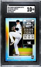 2019 Panini Contenders Optic #4 Michael Kopech HOLO SILVER PRIZM SGC 10 GEM RC