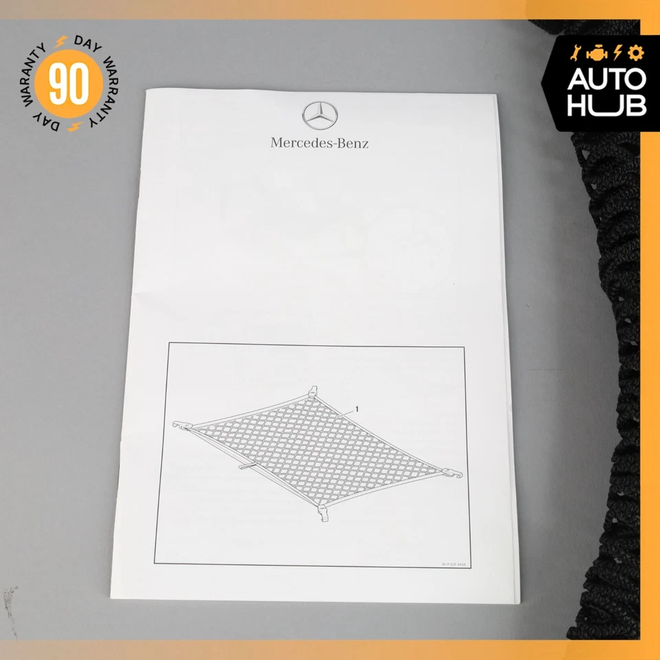 Red de carga para equipaje trasero Mercedes W205 C300 2138602901 OEM 50k Foto 3 de 4
