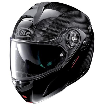 New X-Lite X-1004 Ultra Carbon Dyad N-Com Helmet - Glossy Carbon - M - #12-10084