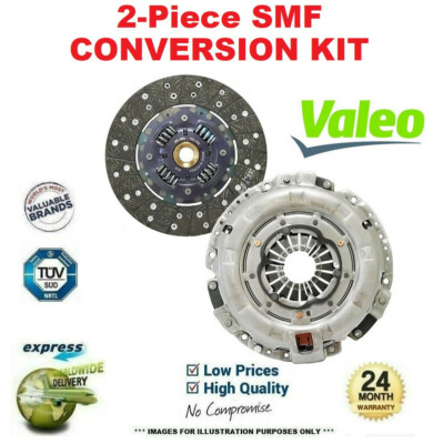 VALEO SMF Clutch Kit 2-PC for VAUXHALL COMBO Mk II 1.3 CDTI 16V 2005-2011
