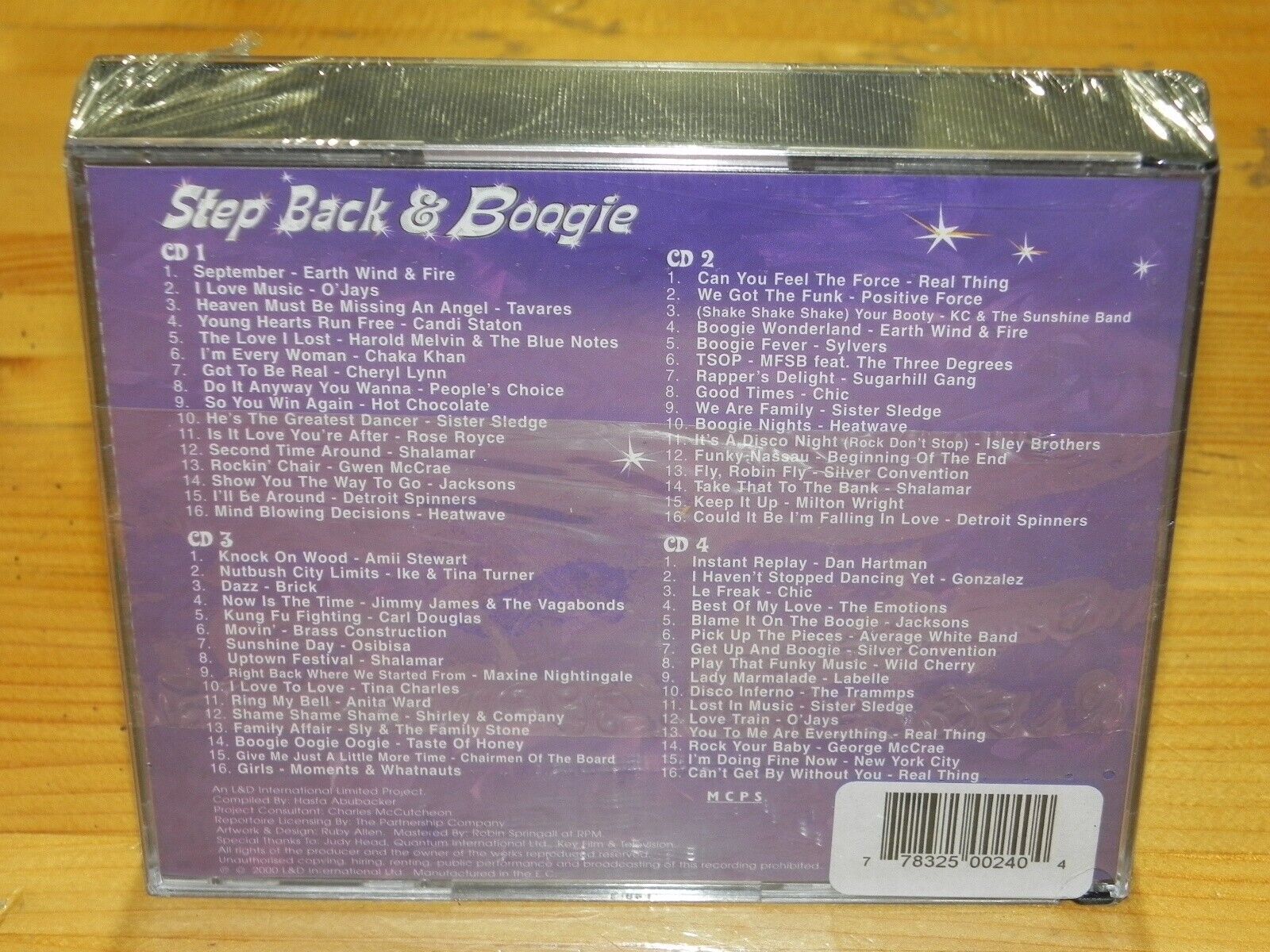 STEP BACK AND BOOGIE / DISCO JAYS SIATER SLEDGE OSIBISA CHIC Sealed 4 ...