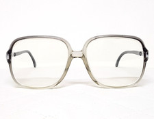 Vtg Oversized mens luxottica Eyeglasses Nice Rare glasses fade gray frame large